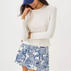 NWT Lilly Pulitzer upf 50+ luxletic aila skort coconut unforgettable size XXL